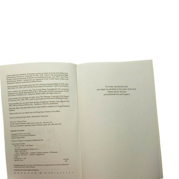 Heaven on Earth Lifechanging Stories of Fishing and Faith J Grassi SIGNED Book - Picture 6 of 7